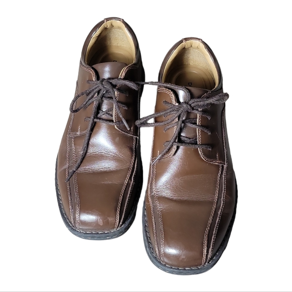 Dockers trustee all motion comfort leather oxford dress shoe size 11